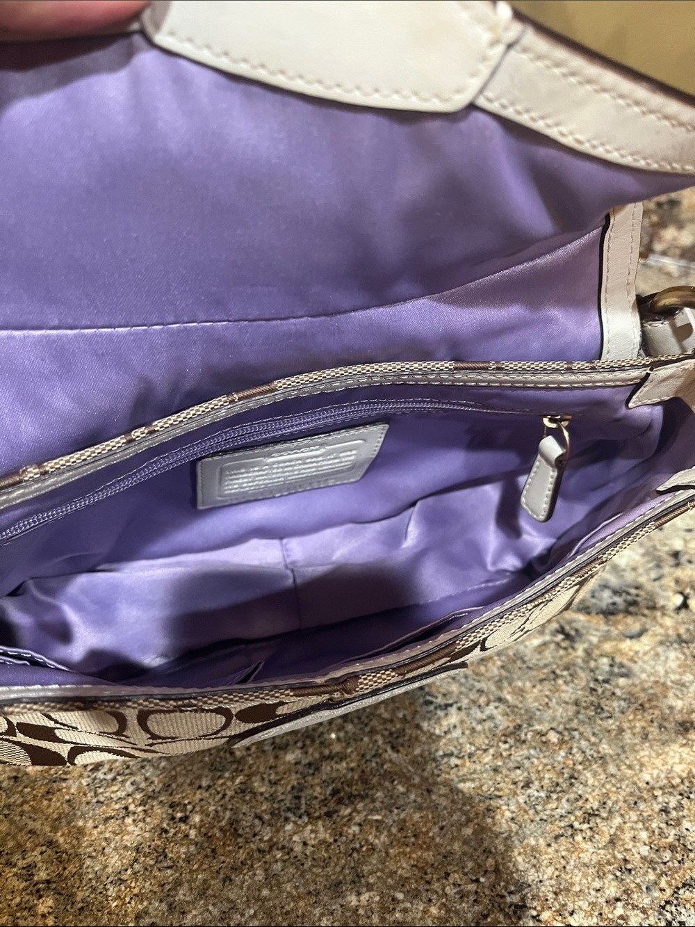 Coach Soho Bleeker Signature Canvas Leather Shoulder Bag - Picture 13 of 15